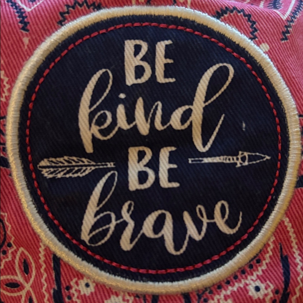 Be Kind Be Brave Kids Hat - Pink